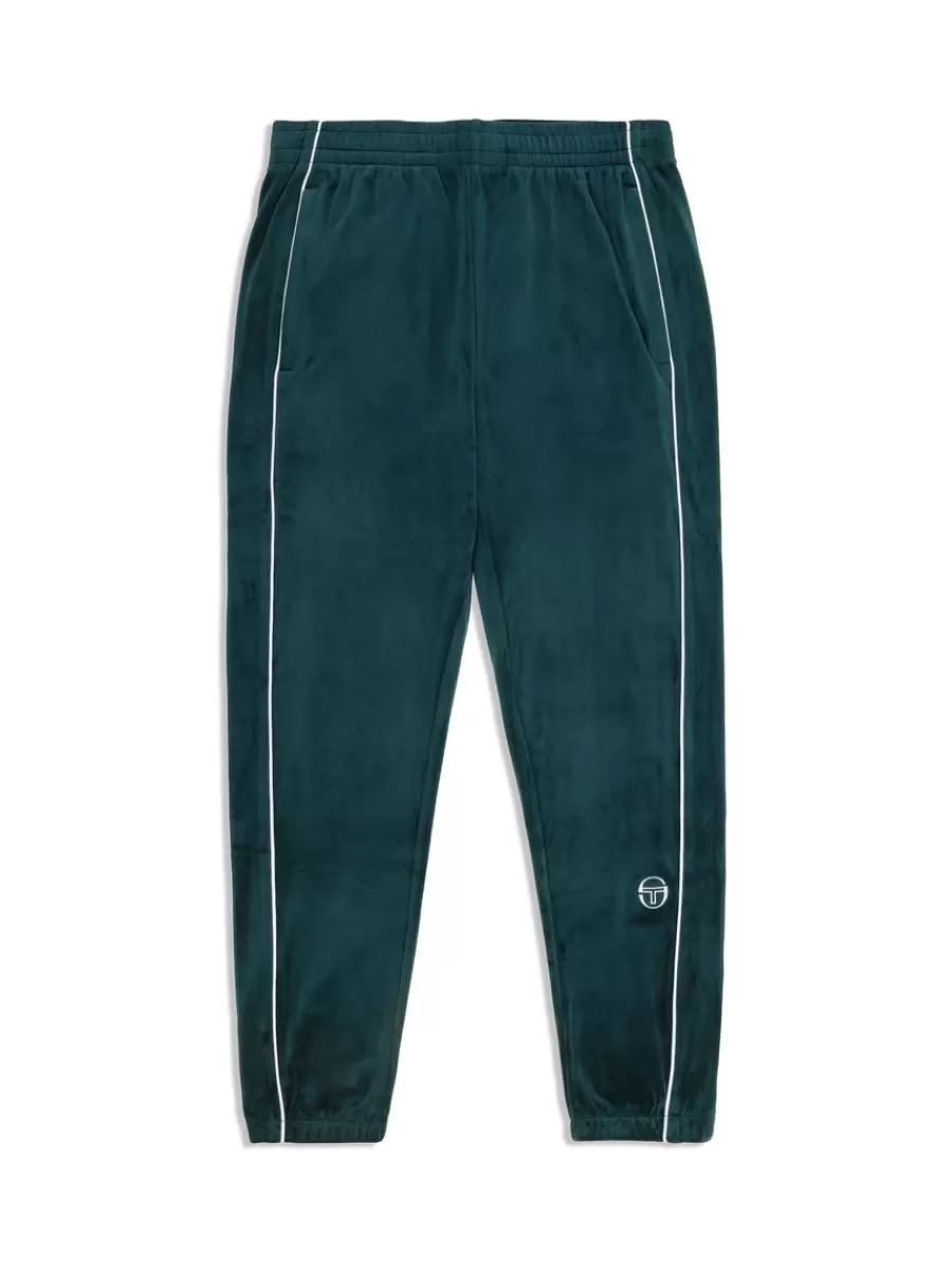 View All>Sergio Tacchini Lioni Velour Track Pant- Botanical Garden