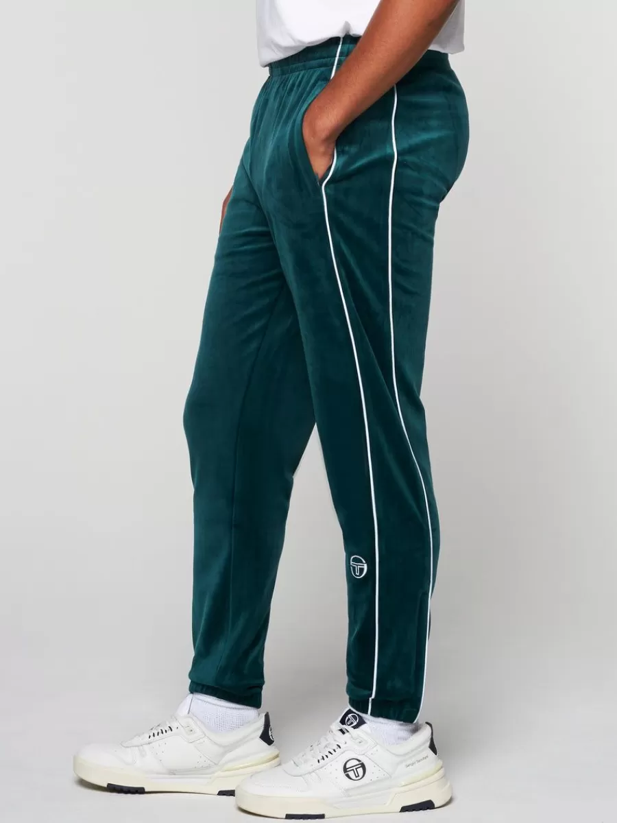 View All>Sergio Tacchini Lioni Velour Track Pant- Botanical Garden