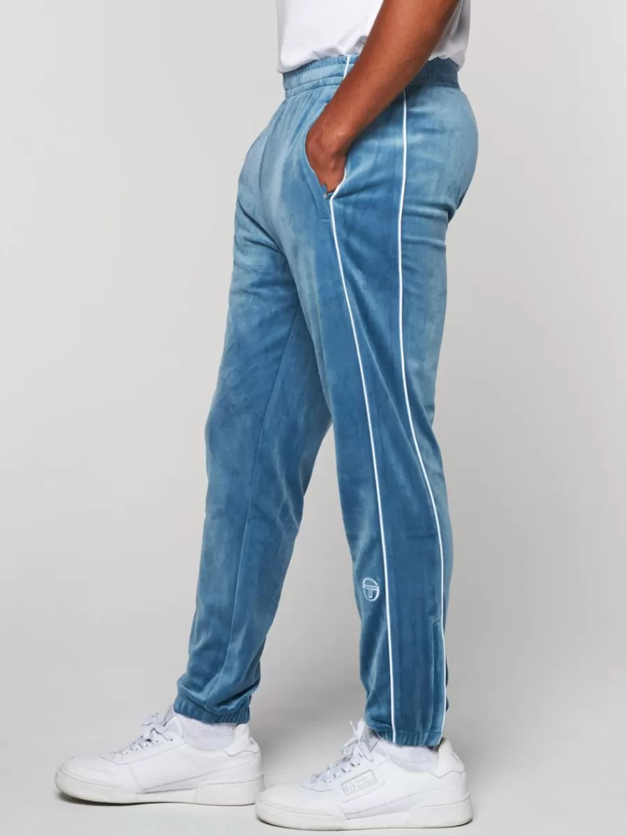 View All>Sergio Tacchini Lioni Velour Track Pant- Stellar