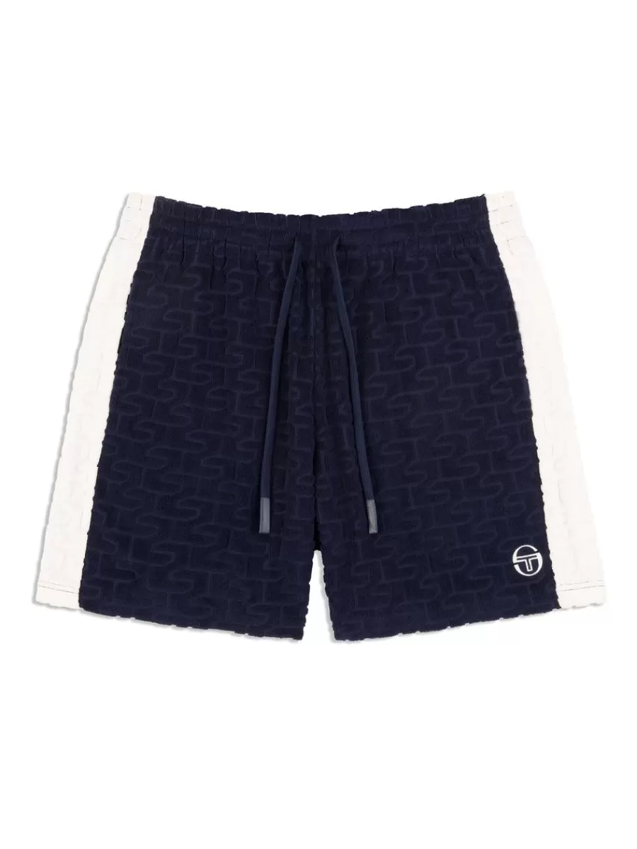 View All>Sergio Tacchini Livata Monogram Short- Maritime Blue