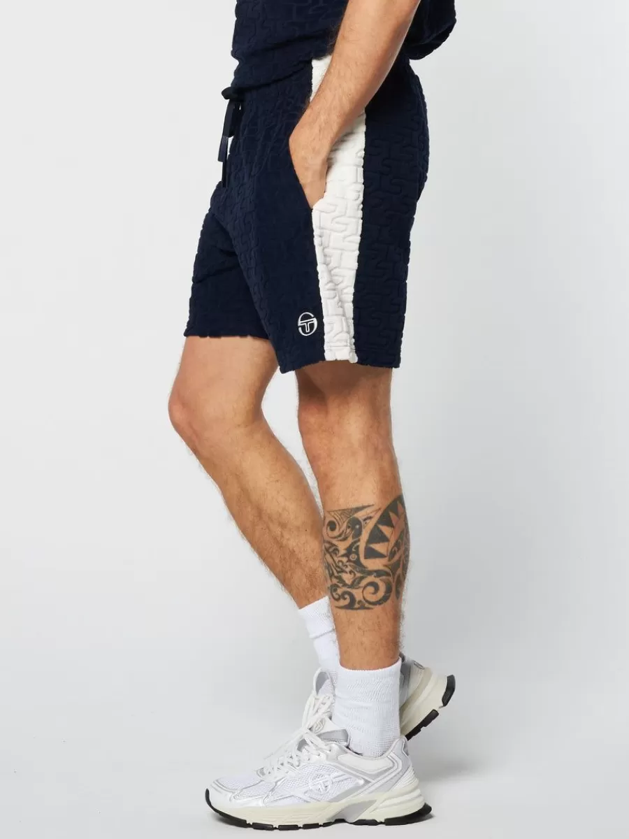 View All>Sergio Tacchini Livata Monogram Short- Maritime Blue