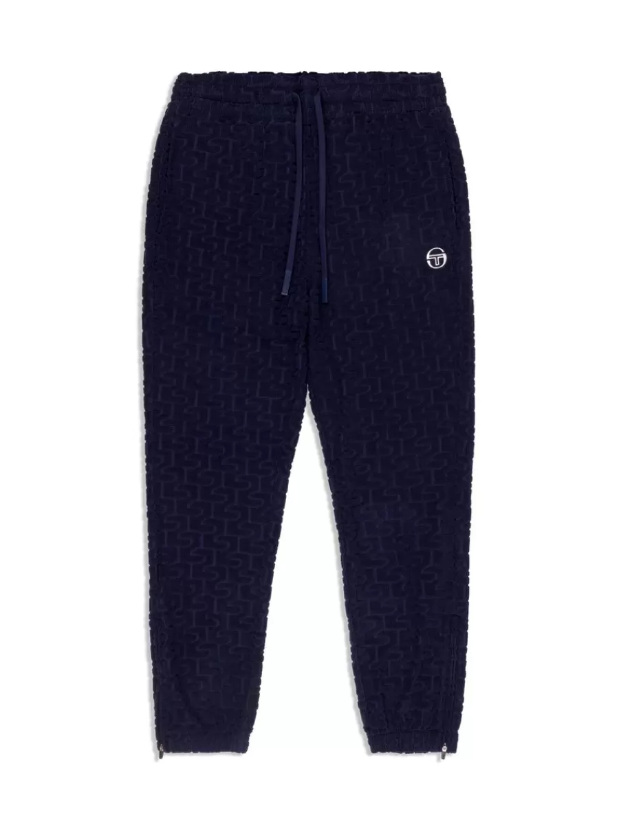 View All>Sergio Tacchini Livata Monogram Track Pant- Maritime Blue