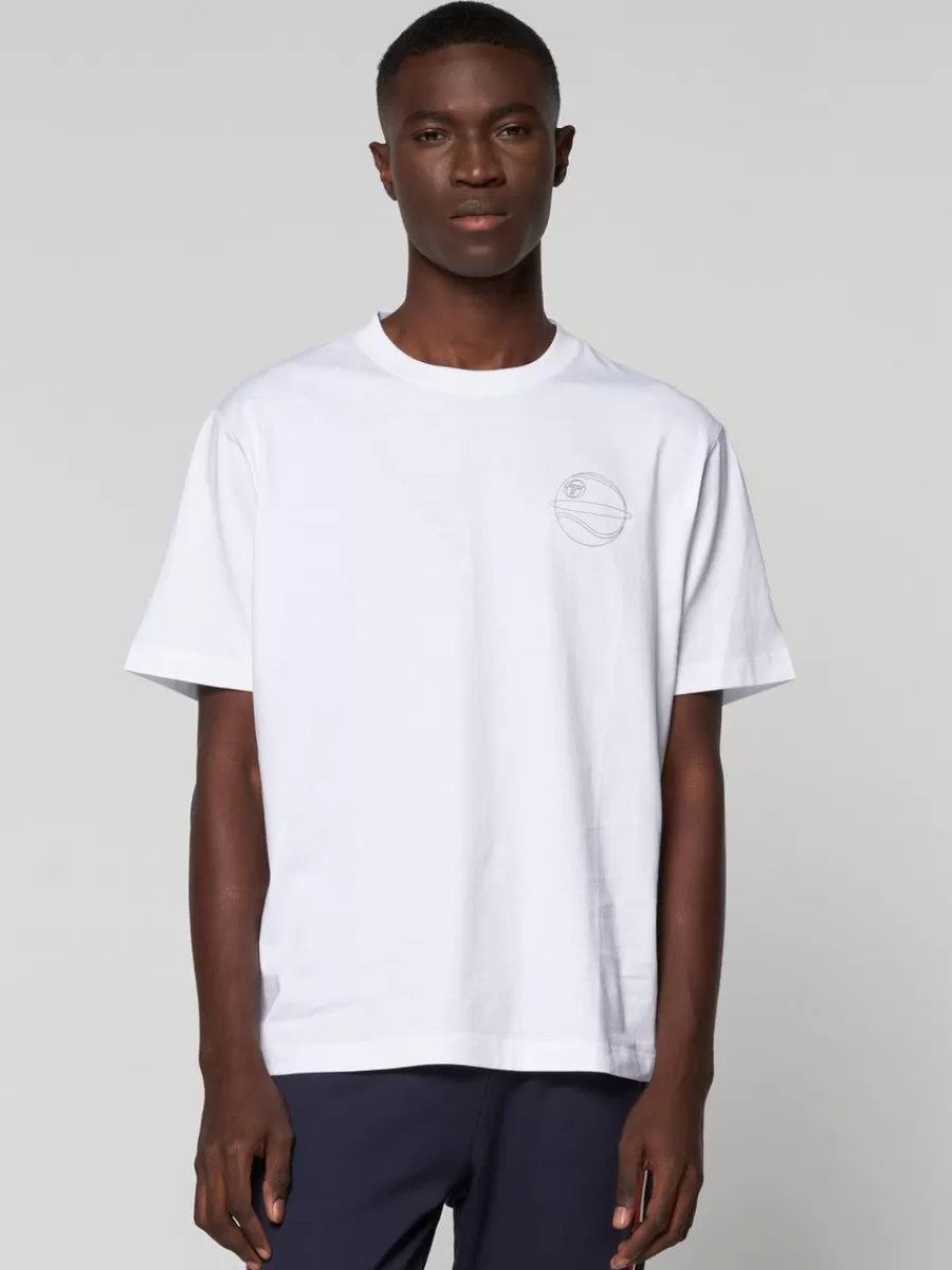 View All>Sergio Tacchini Lo Sport T-Shirt-White