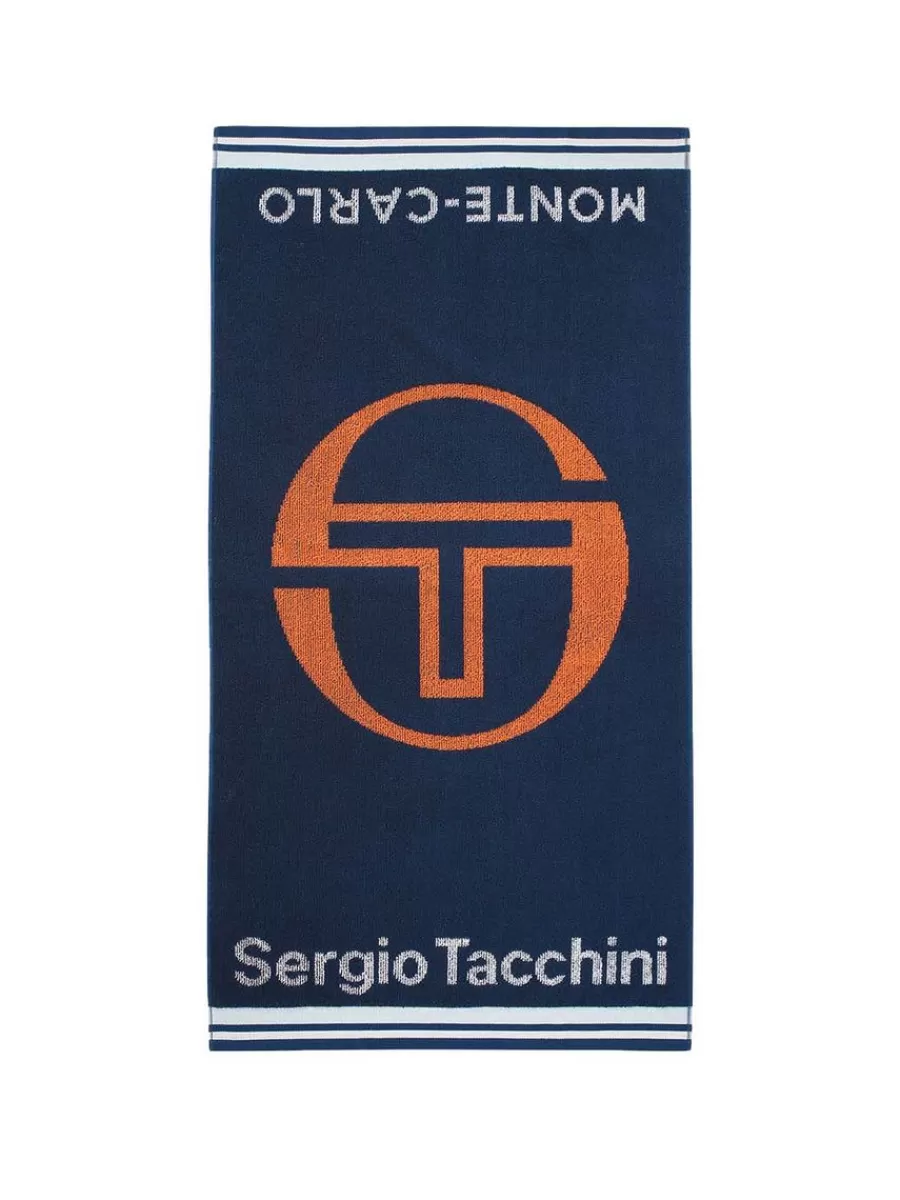 View All>Sergio Tacchini Mc Staff Full-Size Towel- Navy