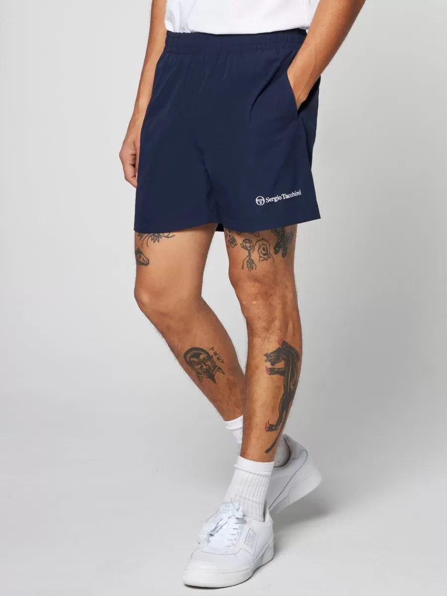 View All>Sergio Tacchini Merlata Water-Reactive Swim Short- Maritime Blue