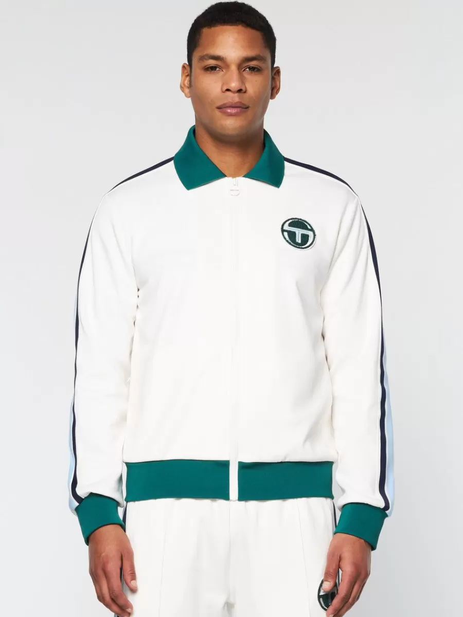 View All>Sergio Tacchini Monte Track Jacket Archivio- Gardenia