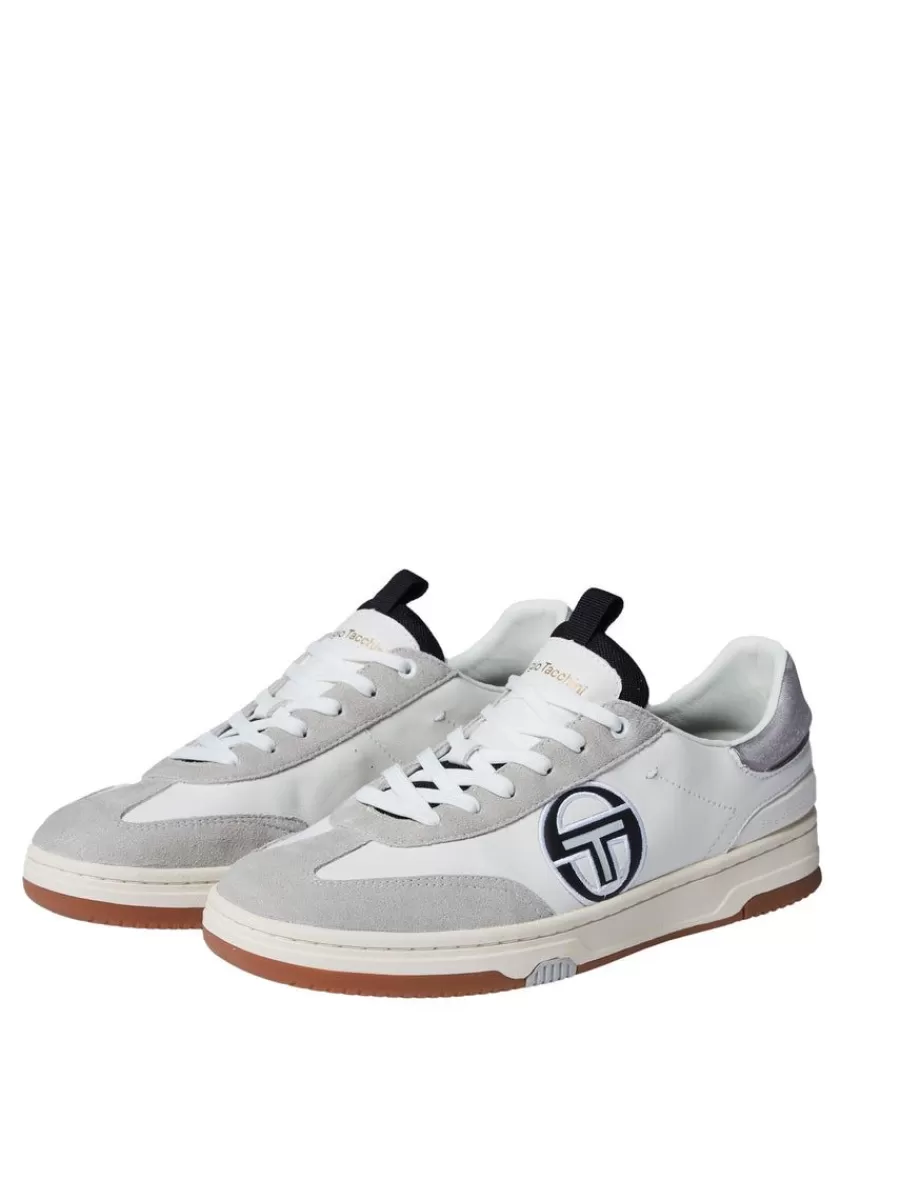 For The Court>Sergio Tacchini Neo Terrace Da Sneaker- White/ Antique White/ Raven