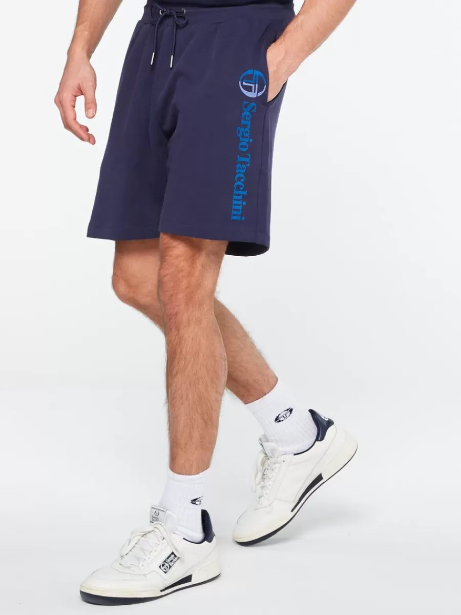 View All>Sergio Tacchini New Iberis Sweatshorts-Maritime Blue