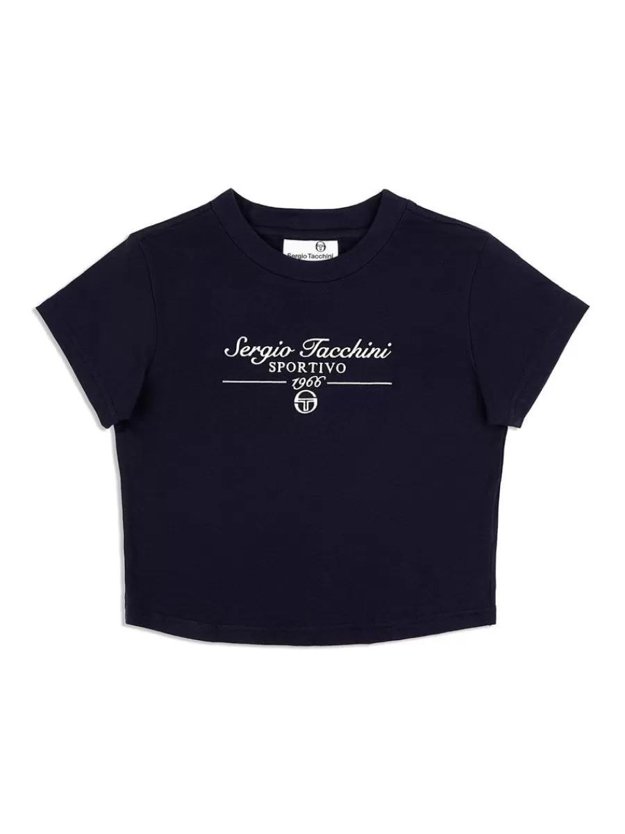 View All>Sergio Tacchini Nicola Graphic T-Shirt- Maritime Blue