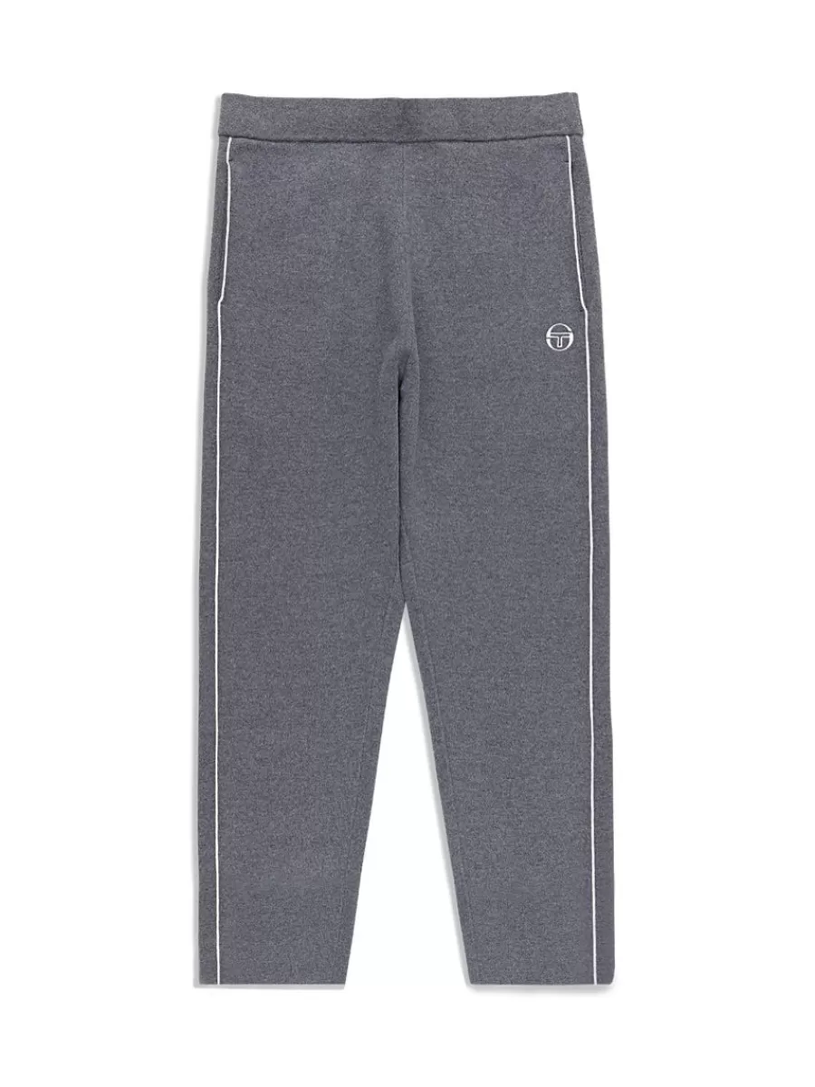 Knitwear>Sergio Tacchini Nostra Track Pant- Dark Grey/ Melange