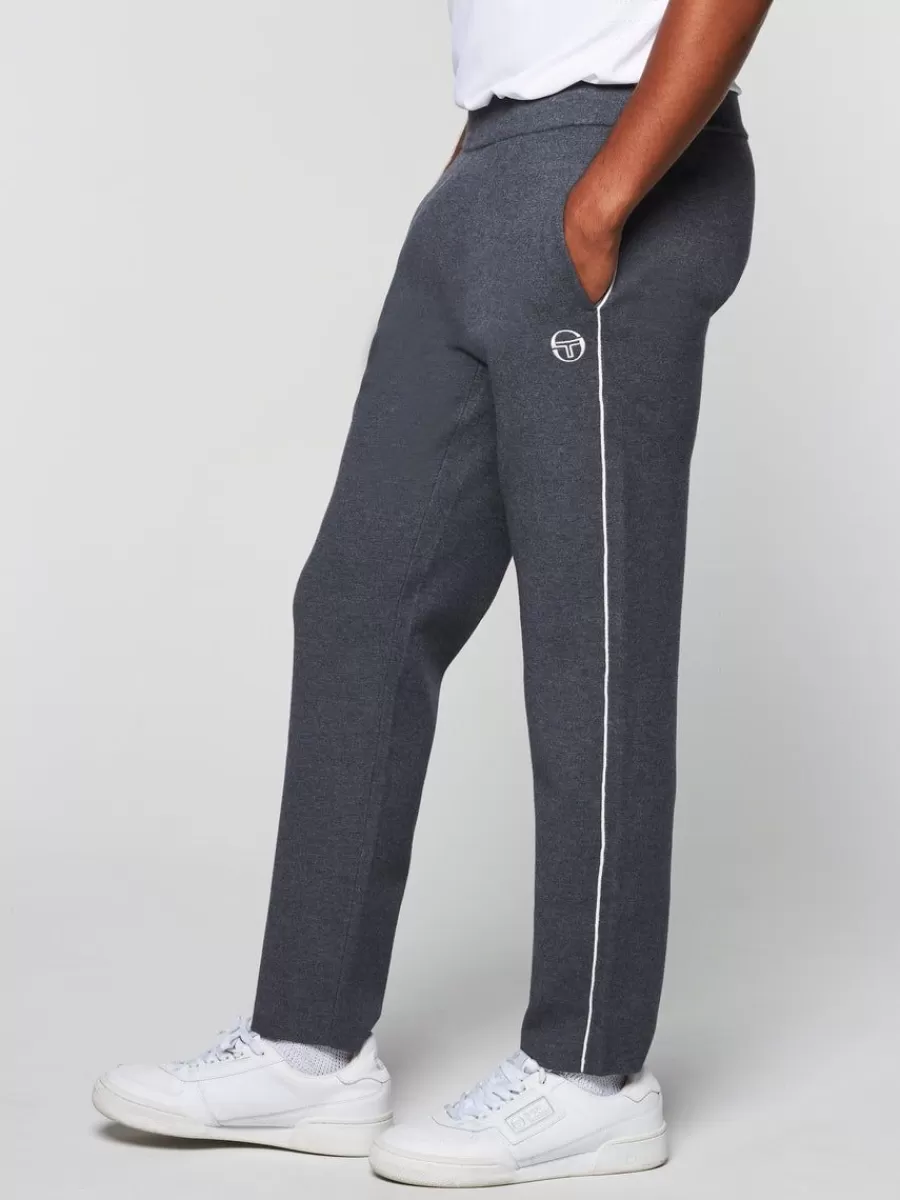 Knitwear>Sergio Tacchini Nostra Track Pant- Dark Grey/ Melange