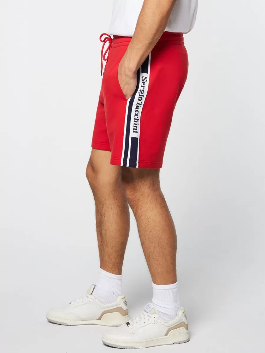 View All>Sergio Tacchini Pereto Tape Short- Adrenaline Rush
