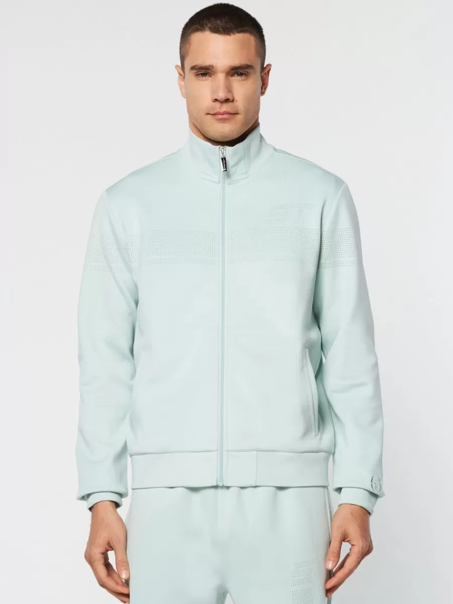 Tracksuits>Sergio Tacchini Perforata Track Jacket- Surf Spray