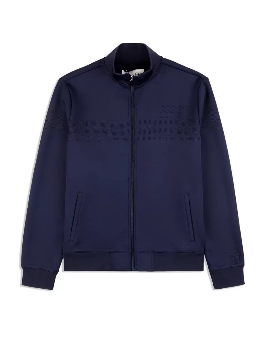 Tracksuits>Sergio Tacchini Perforata Track Jacket-Maritime Blue