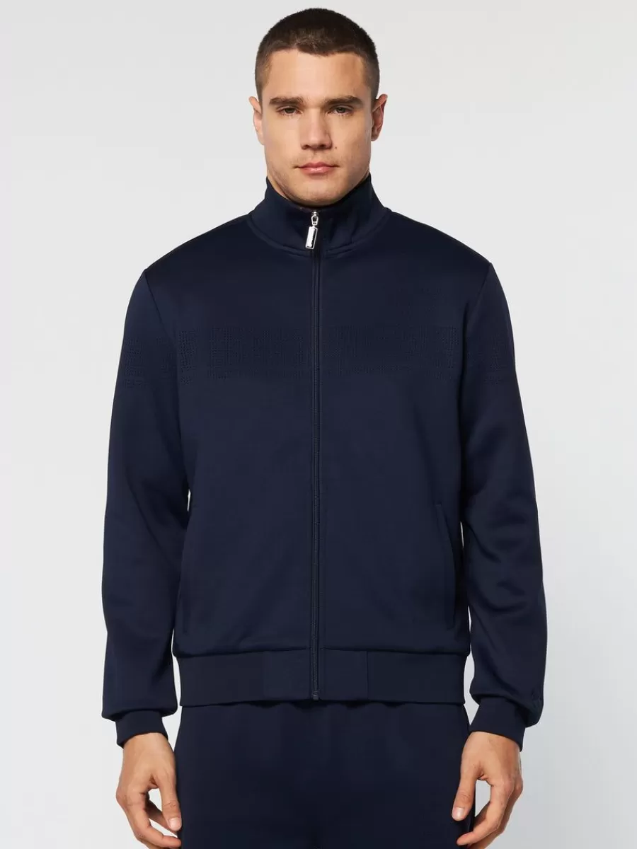 Tracksuits>Sergio Tacchini Perforata Track Jacket-Maritime Blue