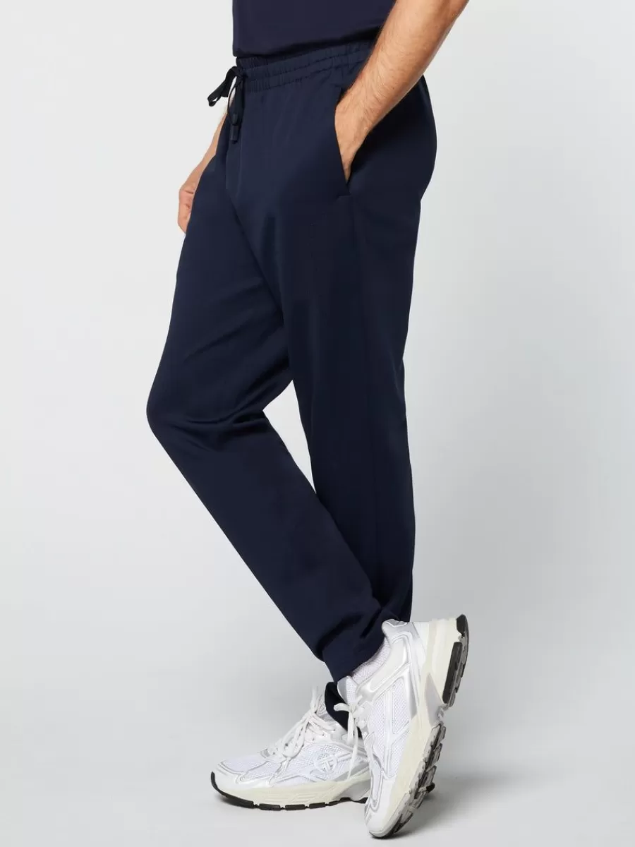 Tracksuits>Sergio Tacchini Perforata Track Pant-Maritime Blue