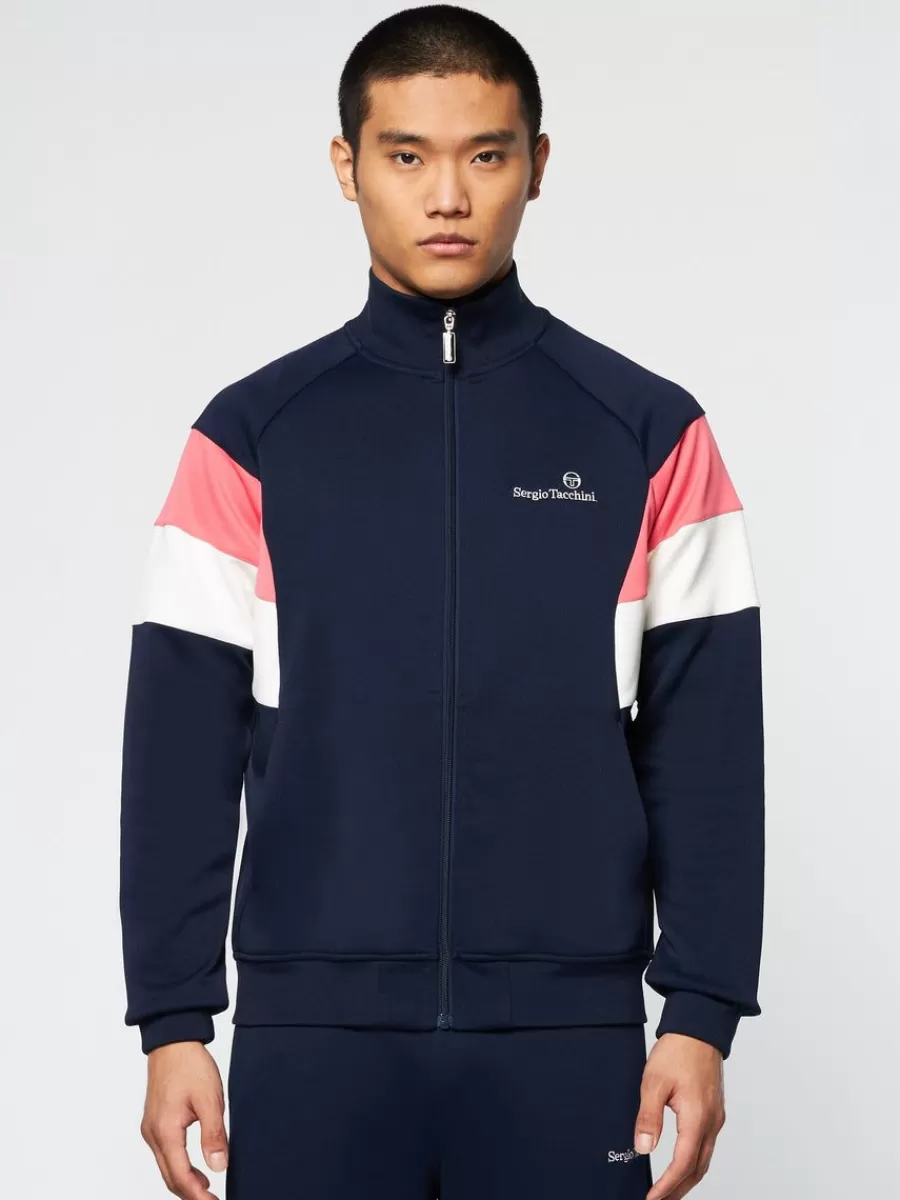 Tracksuits>Sergio Tacchini Pero Track Jacket Archivio- Maritime Blue