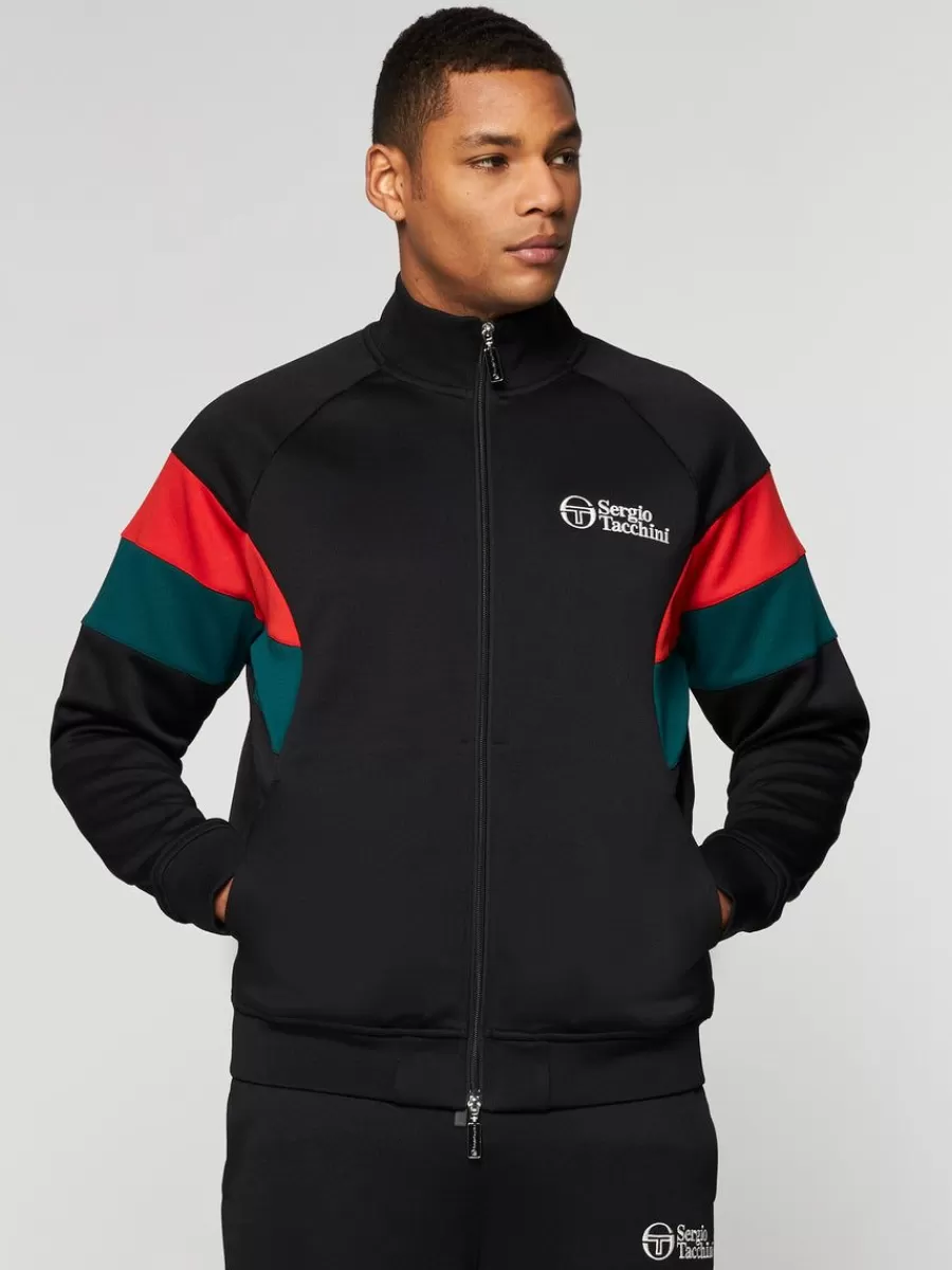 Tracksuits>Sergio Tacchini Pero Track Jacket- Black Beauty