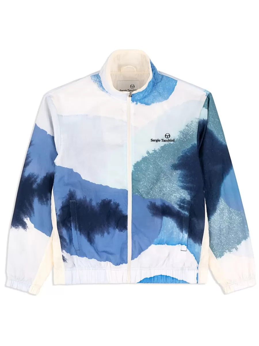 Tracksuits>Sergio Tacchini Spiaggia Track Jacket- Maritime Blue/ Multi