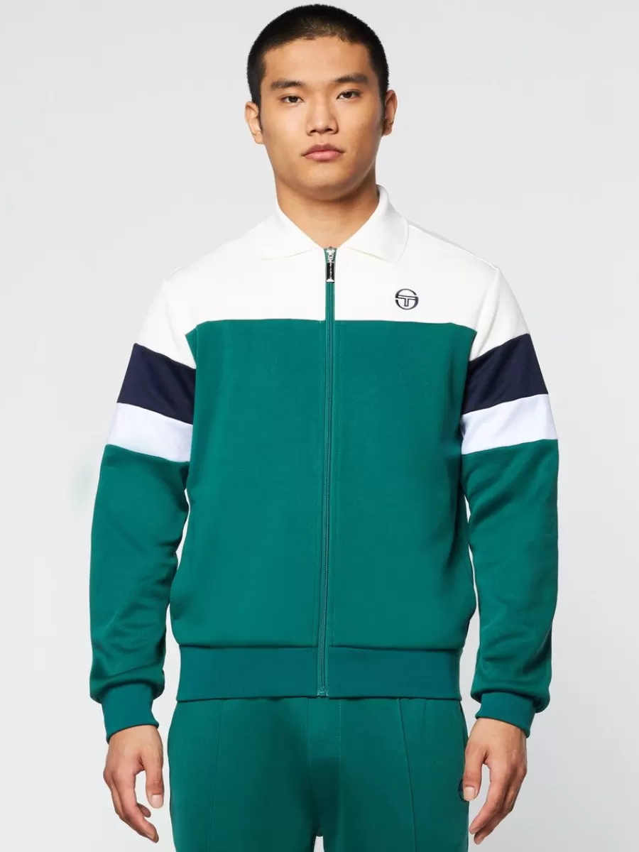 Tracksuits>Sergio Tacchini Tomme Track Jacket Archivio- Evergreen