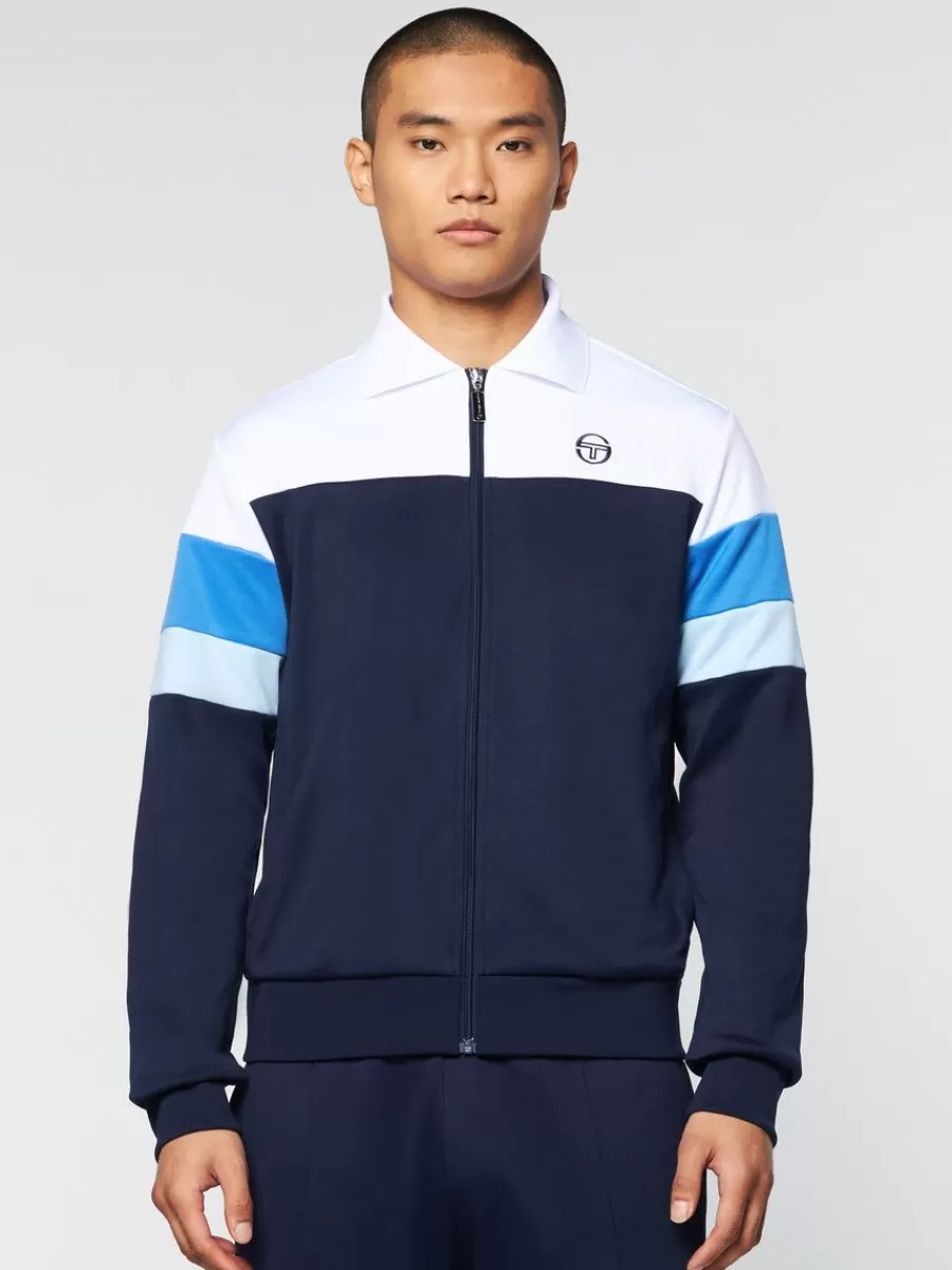 Tracksuits>Sergio Tacchini Tomme Track Jacket Archivio- Maritime Blue