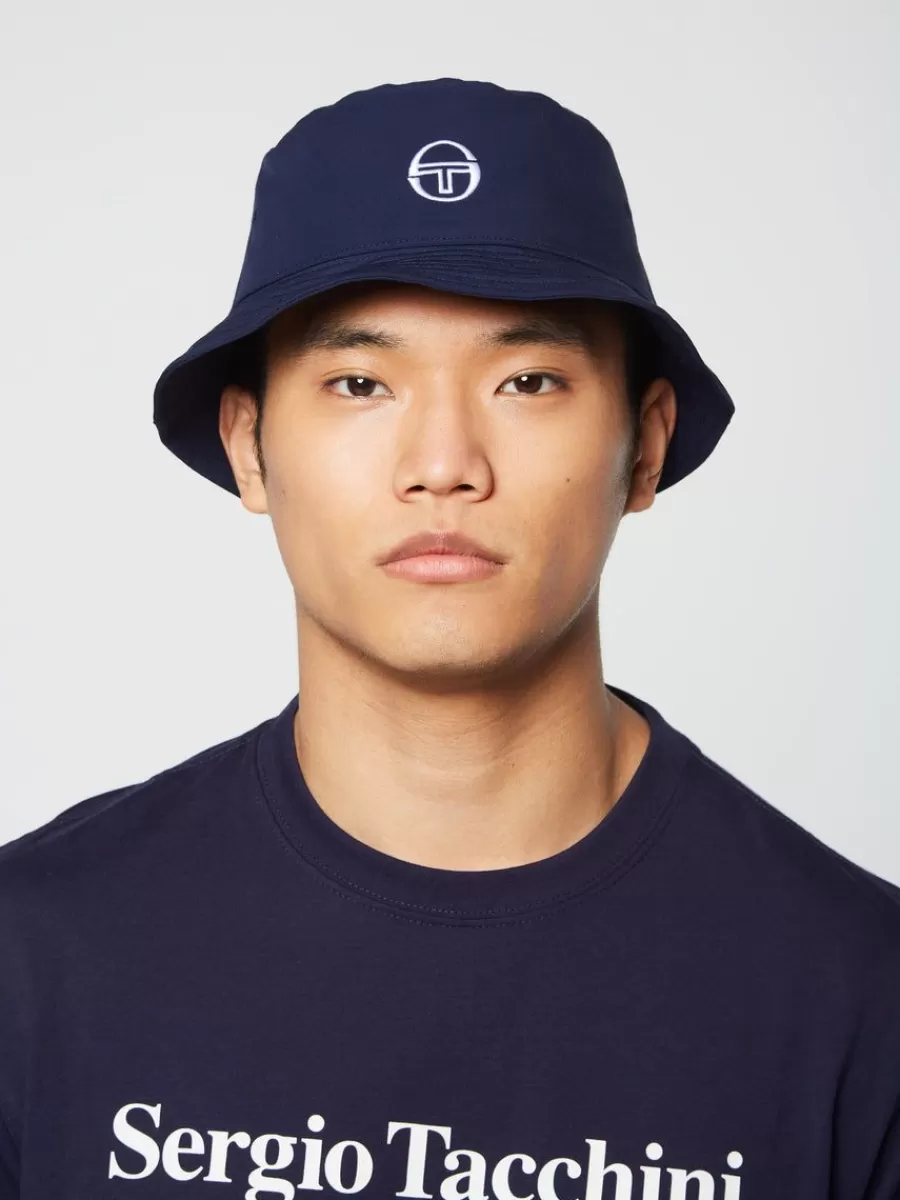 Headwear>Sergio Tacchini Vacanza Bucket Hat- Maritime Blue