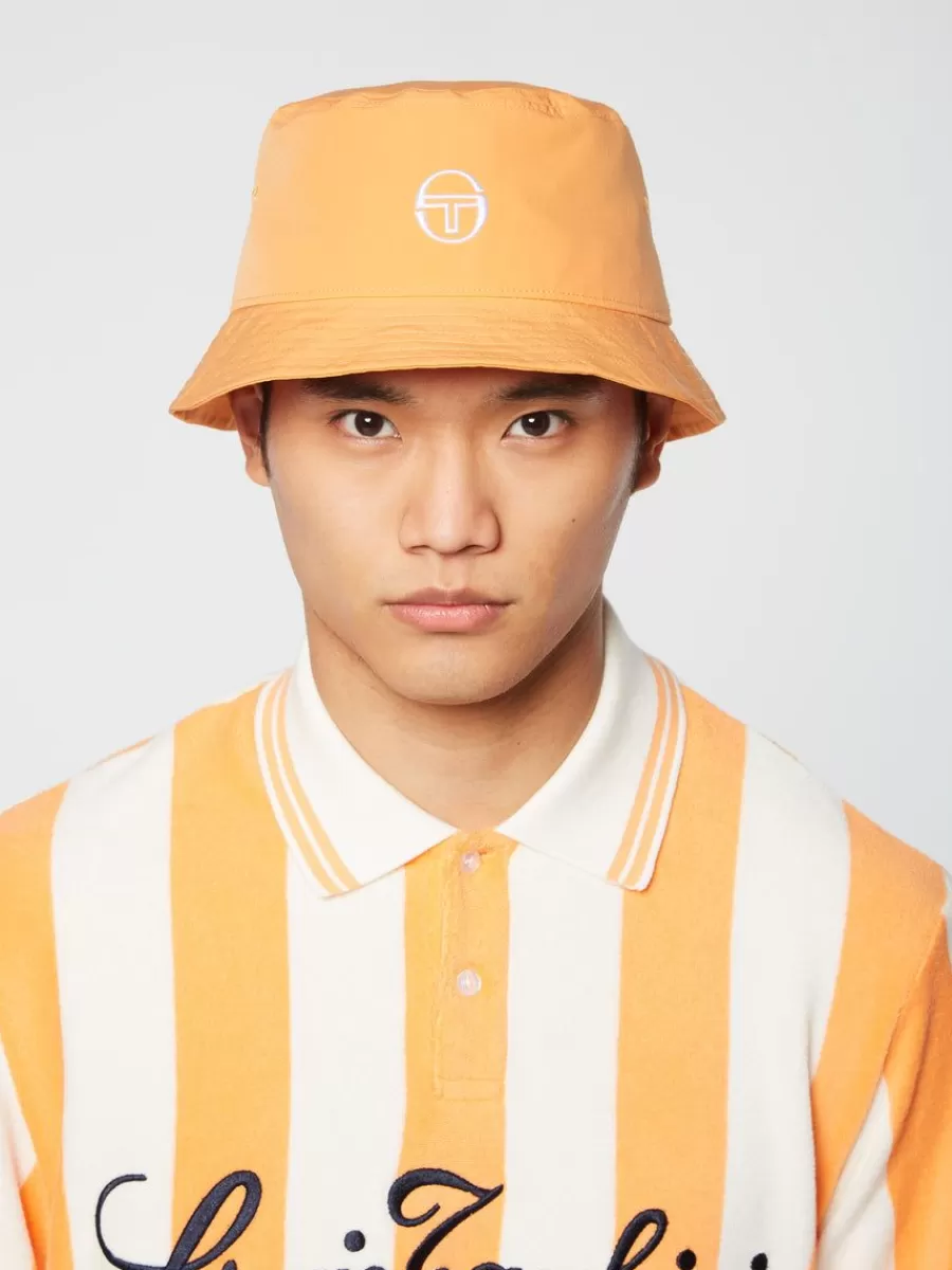 Headwear>Sergio Tacchini Vacanza Bucket Hat- Tangerine