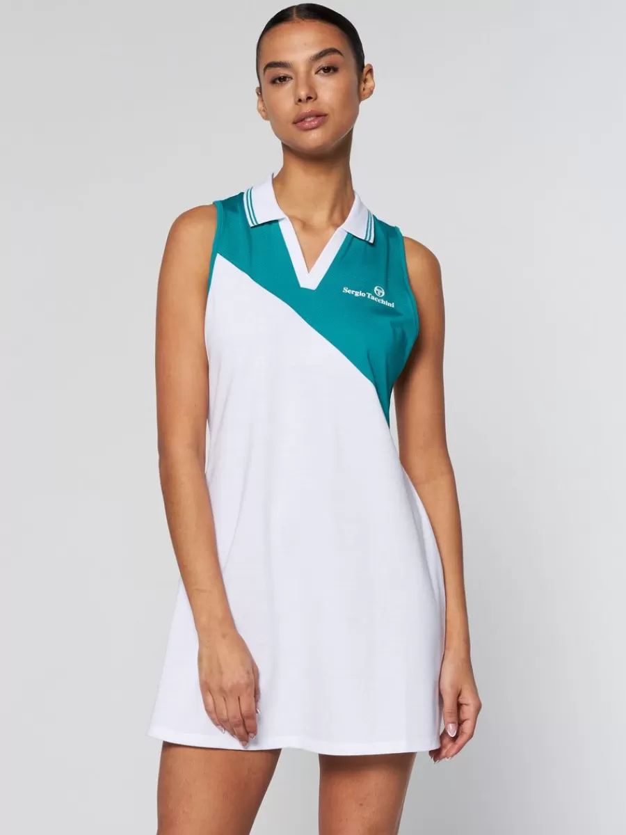 Dresses>Sergio Tacchini Women'S Vigentino Tennis Dress- White